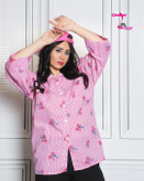 شومیز نخی طرح گل