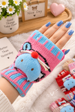 دستکش بافت بدون انگشت نوجوانانه