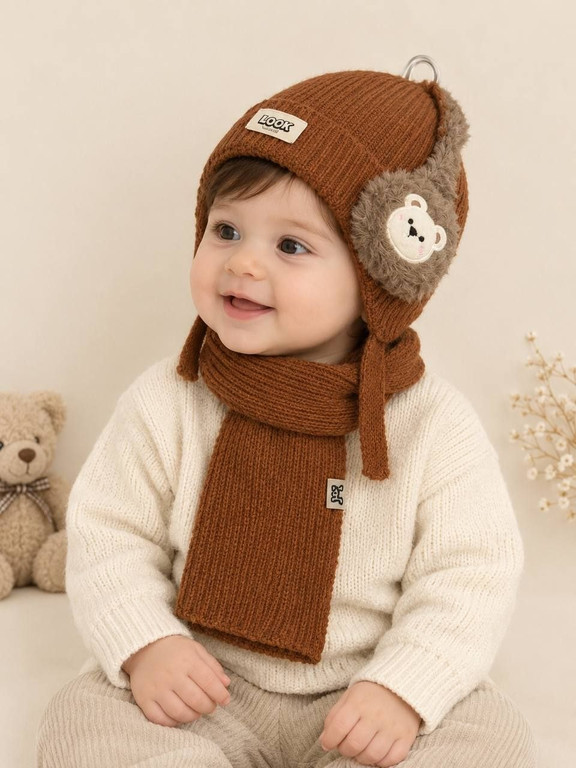 کلاه شال گوشبند دار بچگانه